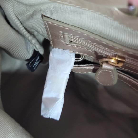 NWT Cole Haan Drawstring Shoulder Soft Gold Bag - Picture 11 of 13